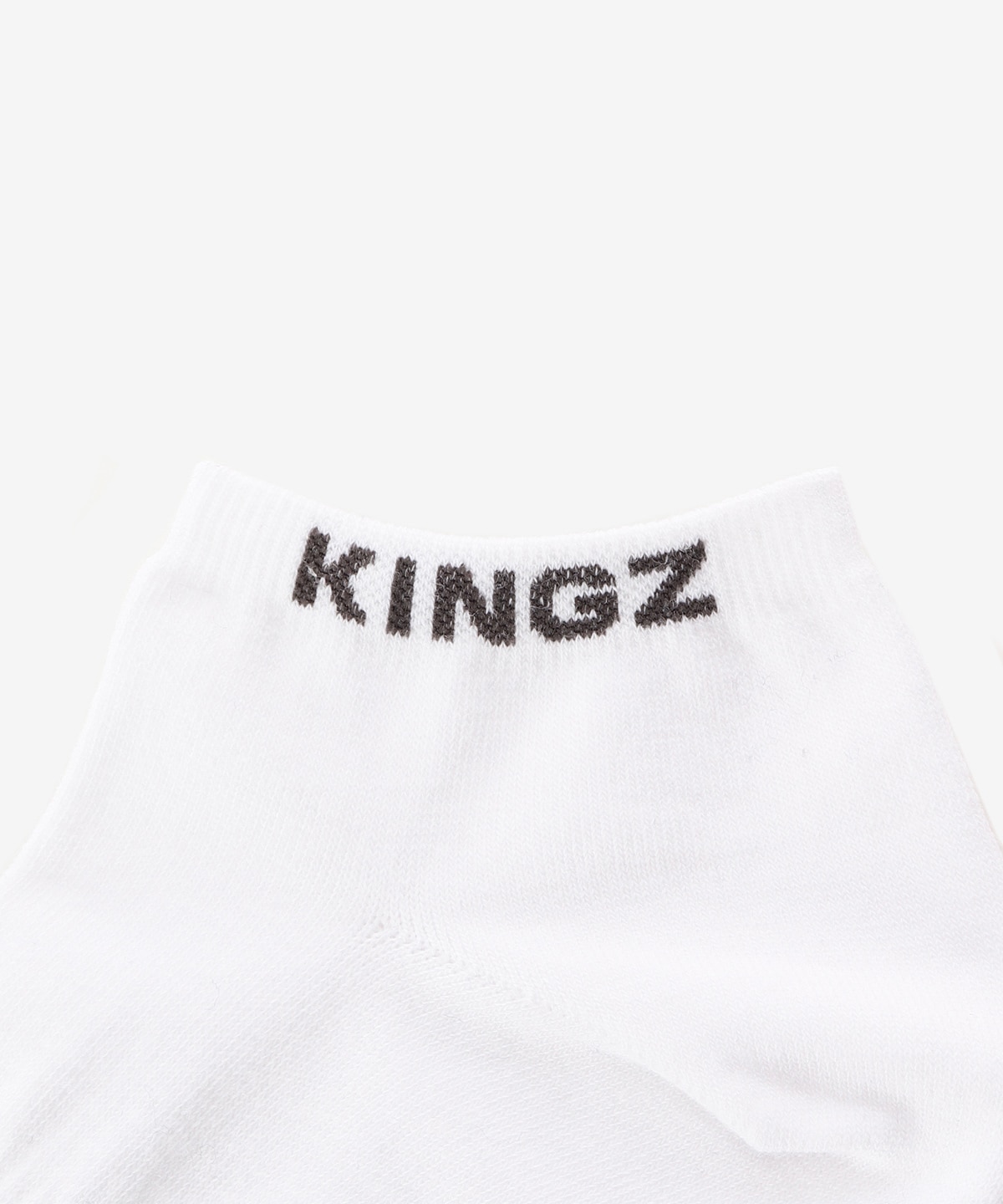 KINGZロゴ ショート丈ソックス